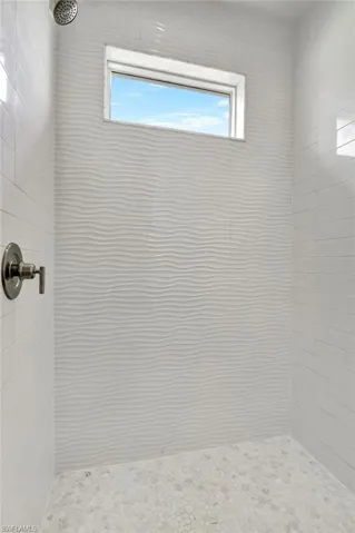 Master Bath Shower with plenty of natural light