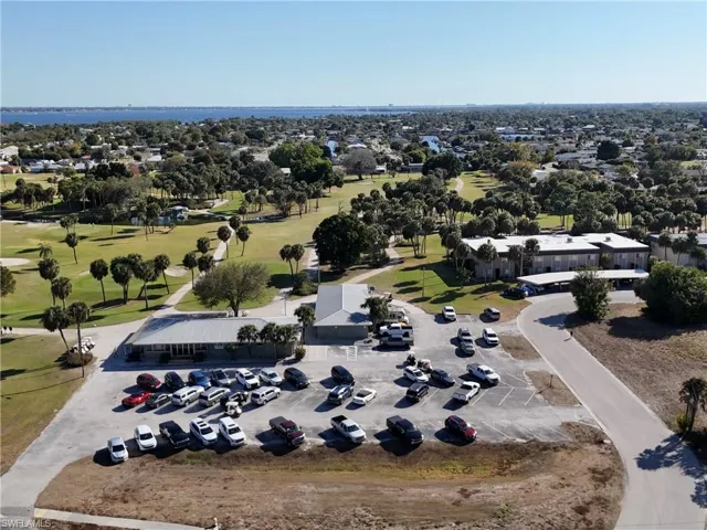 Drone / aerial view of a golf club