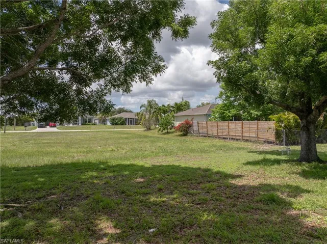 Space for the kids or pets to play