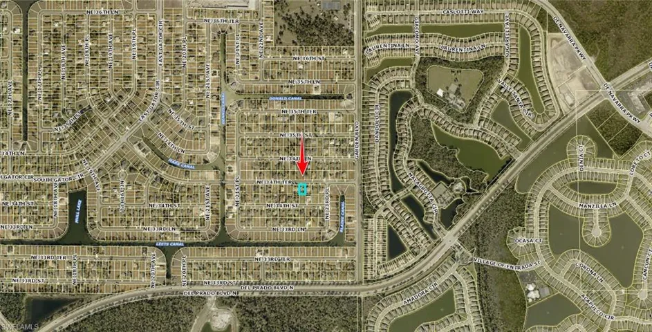 Easy access to Del Prado, Cape Coral and North Ft Myers