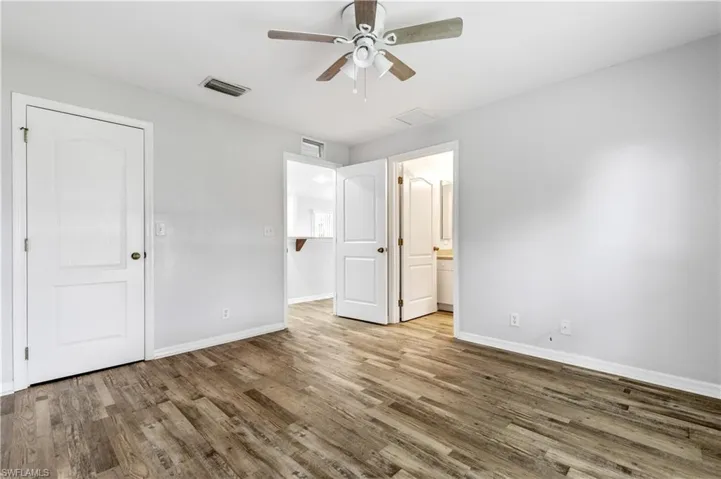 Spacious Primary Bedroom with walk in closet