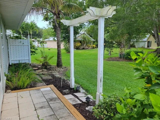 View of green lawn