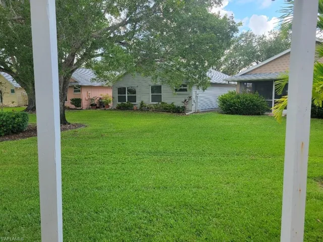 View of green lawn