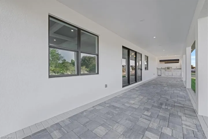View of patio / terrace with exterior kitchen