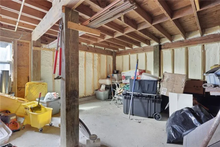 Miscellaneous room featuring concrete floors