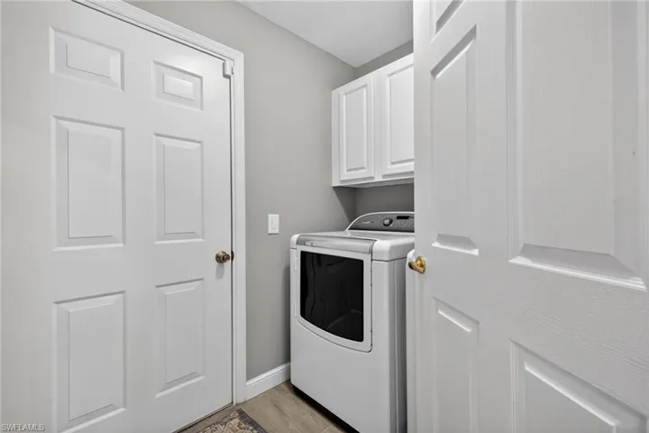 Laundry room and garage entrance