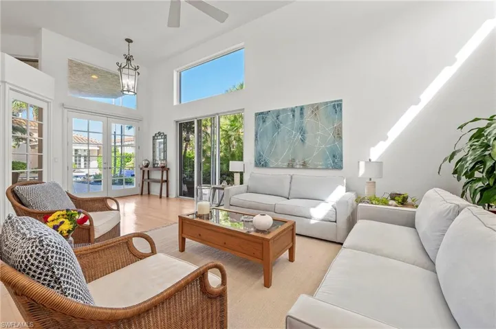 Living Room Bathed in Natural Light