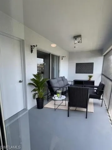 View of patio / terrace with an outdoor living space
