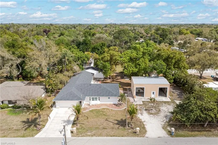 Aerial view of property and surrounding area