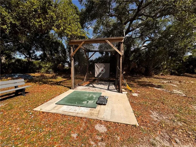 View of storm shelter