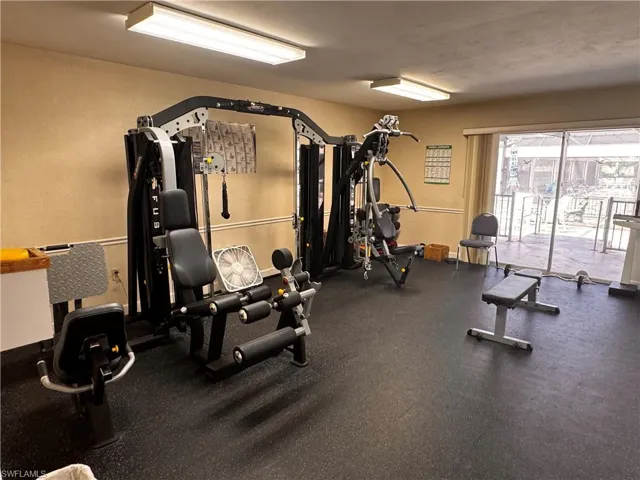 View of gym