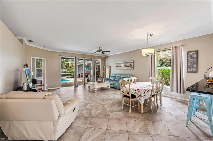 Spacious open floor plan