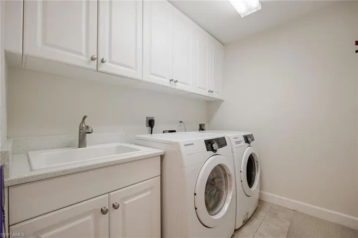 Laundry in Residence with Laundry Tub