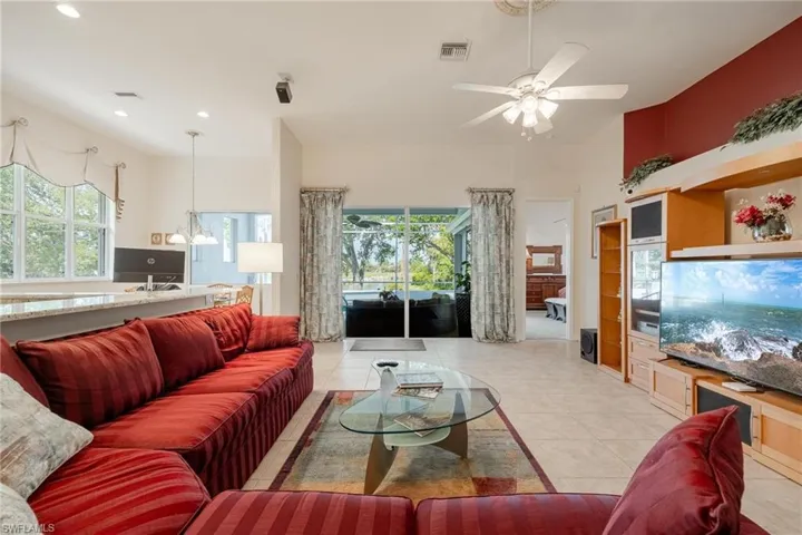Great Room with High Ceilings.