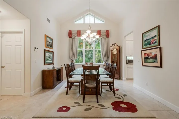 Dining Room with Lots of Natural Light.