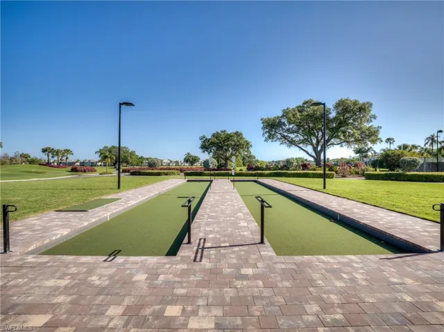 Bocce courts at ECC
