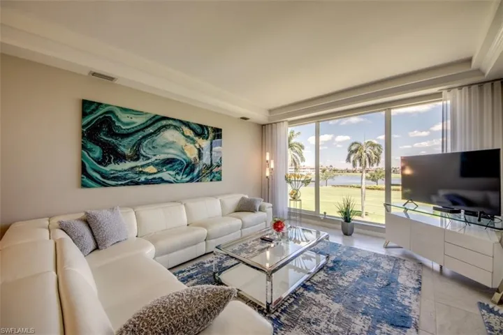 Living room with visible vents