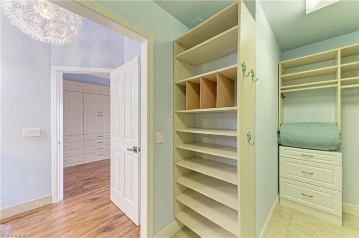 View of closet