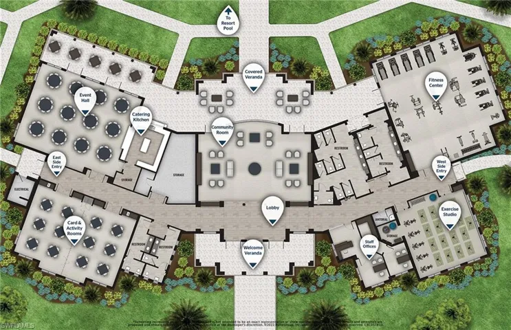 Clubhouse floor plan