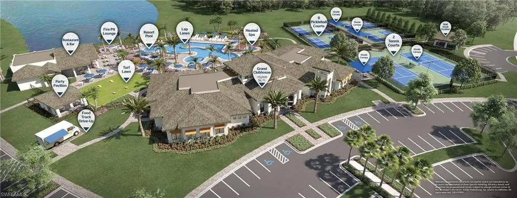 Resort style amenities