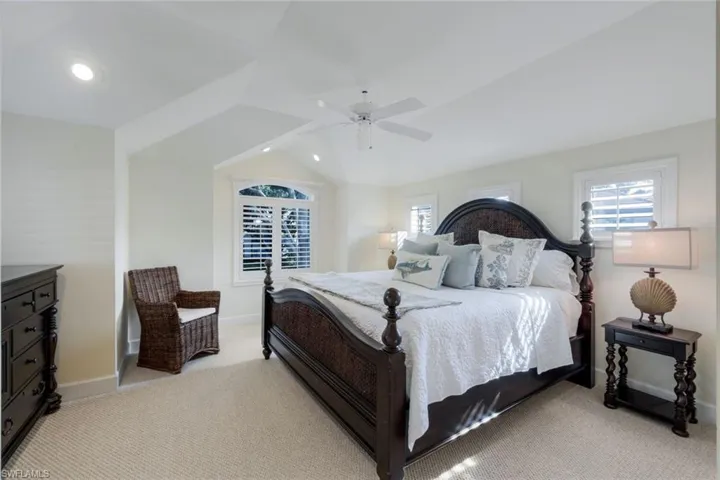 Fourth guest bedroom, privately tucked away on second level.