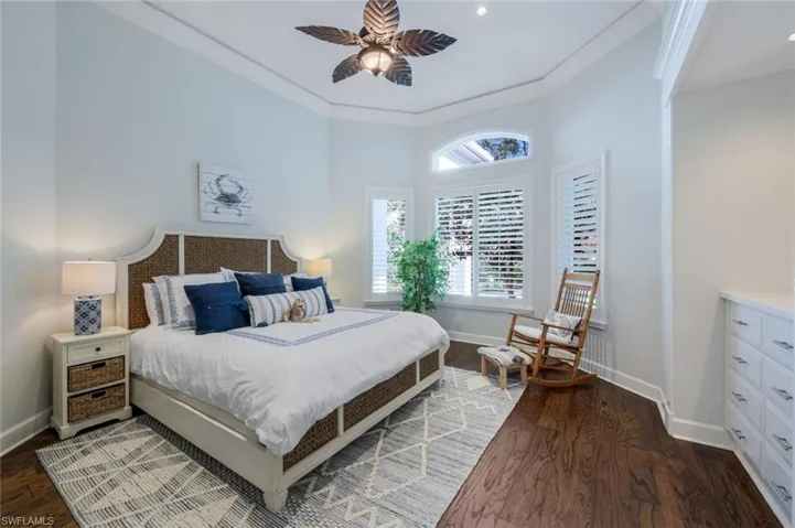 Third guest bedroom on level one.