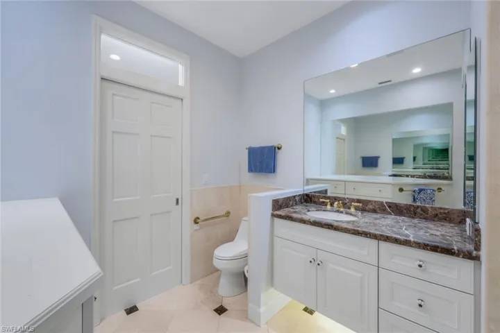 Second bathroom in primary suite.