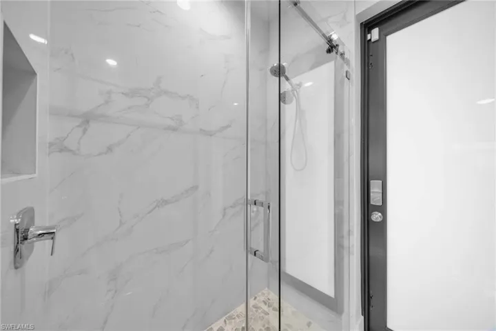 Bathroom with walk in shower