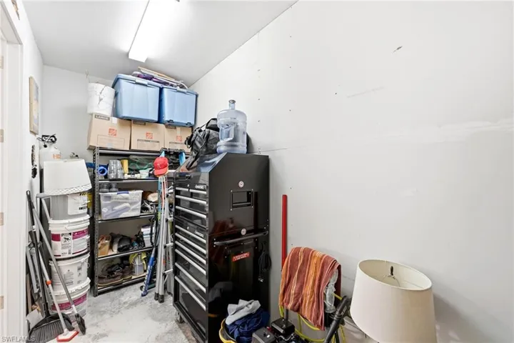 View of storage area