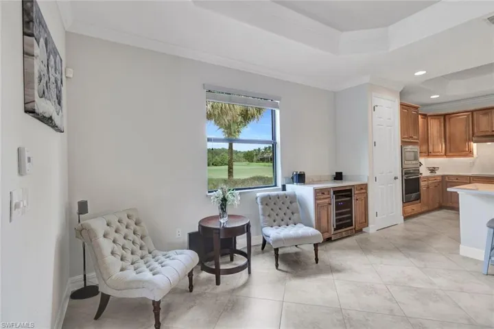 Bar Area/Golf Course View