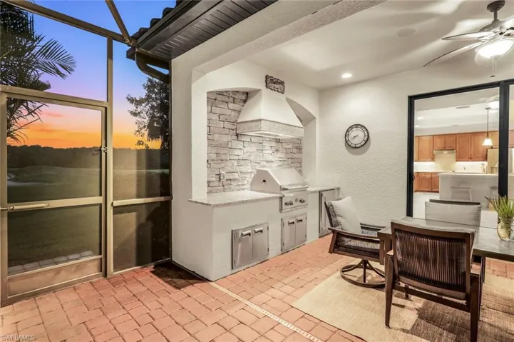 Outdoor Kitchen/Twilight