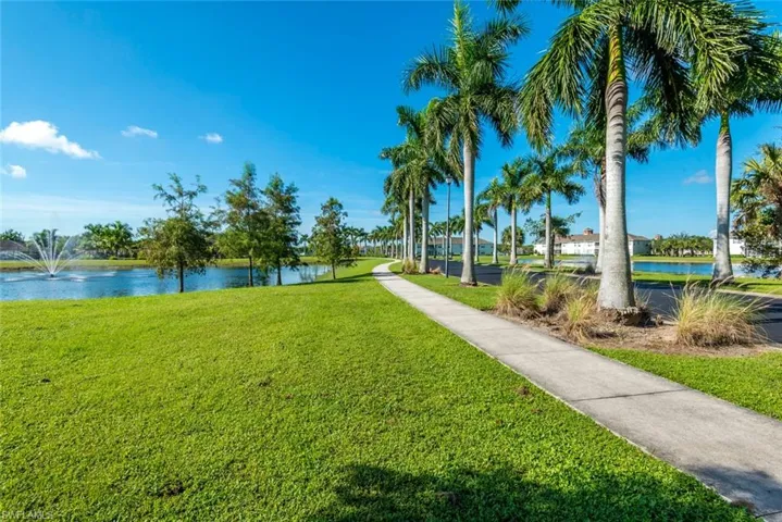 View of property's community featuring a water view