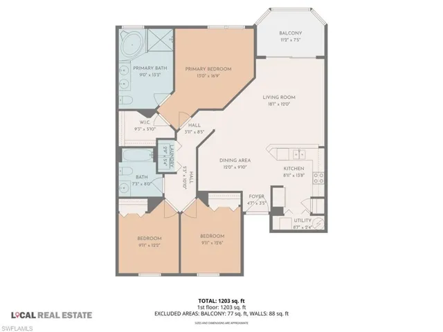 View of room layout