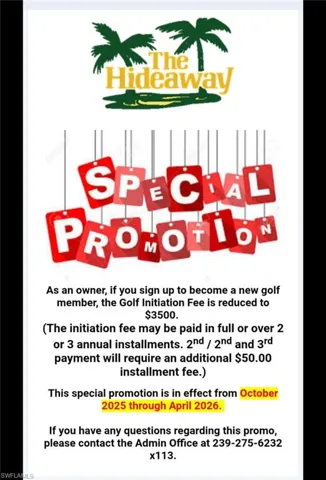 Special on Golf Membership. See description.