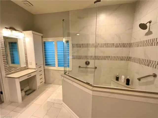 Master Bathroom with walk in shower