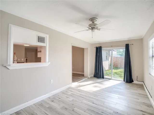 Den off of Kitchen