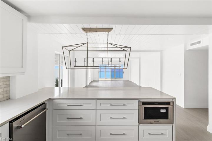 Kitchen view facing West