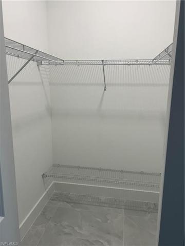 Master closet organization