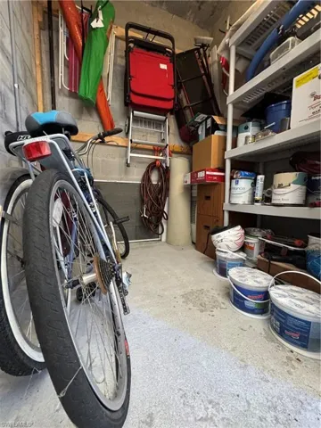 View of storage area