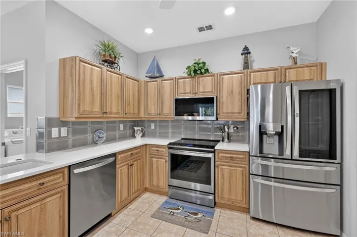 New stainless steel appliances
