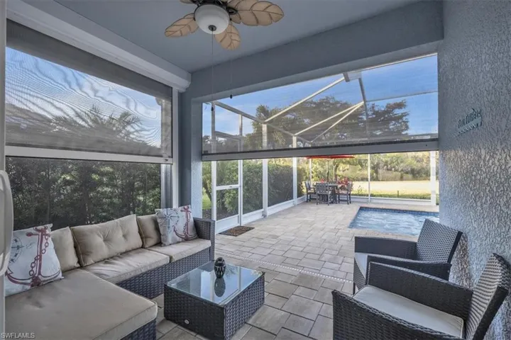 Lanai with STORM SMART blinds
