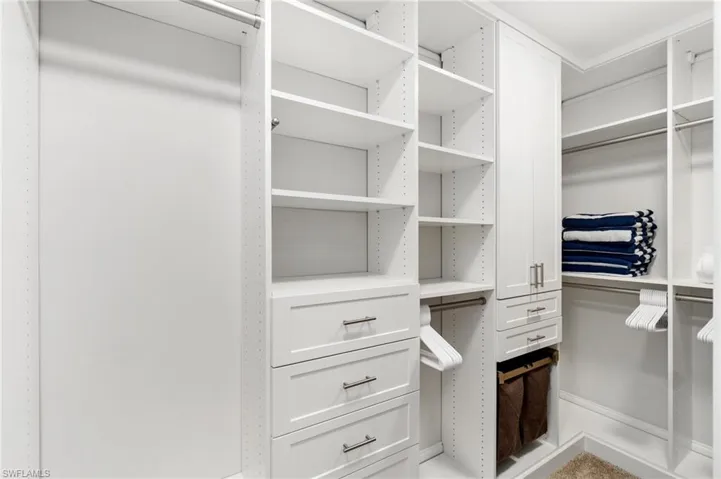 View of spacious closet