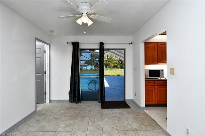Entrance to Pool from dining area