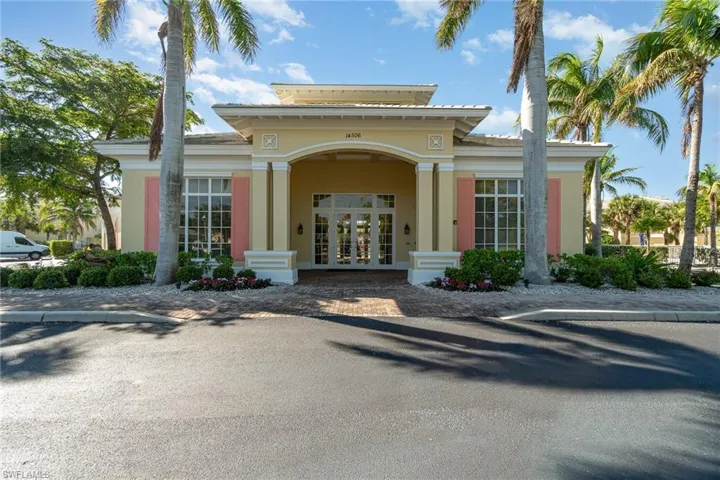 View of exterior entry featuring french doors
