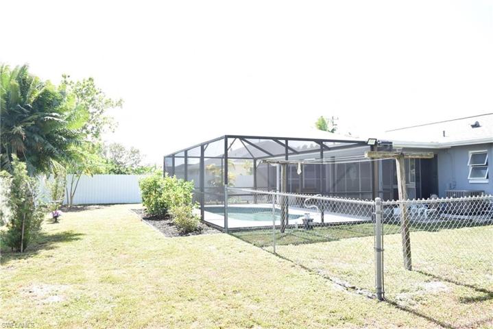 back view of the home