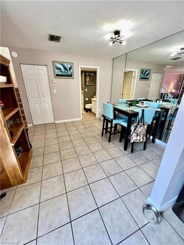 Kitchen and dining area