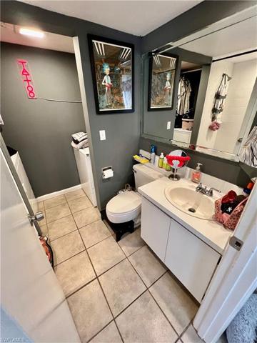 Guest bathroom and laundry room