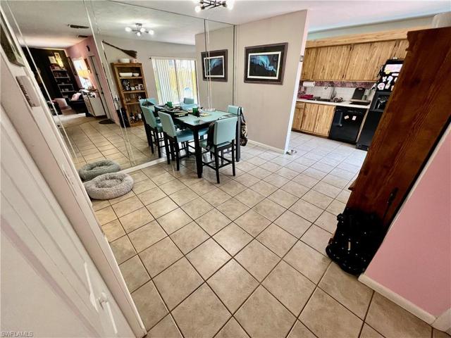 Kitchen and dining area