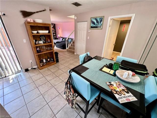 Kitchen and dining area