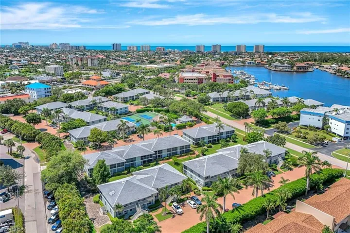 View of urban area featuring a large body of water